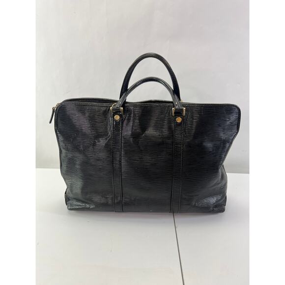 Vintage Calvin Klein Epi Leather Briefcase Document Case - Picture 2 of 13